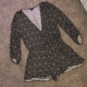 Olive branch patterned American Eagle romper